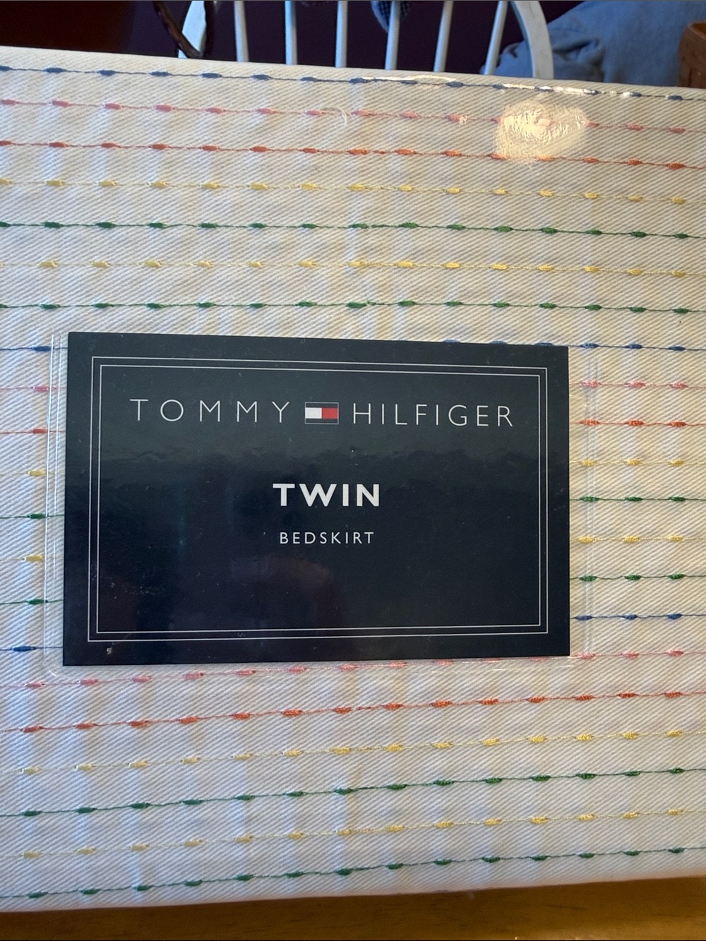 Tommy Hilfiger Twin Bedskirt. New in package
